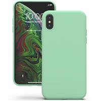 YATWIN Silicone Case for iPhone 12 Pro Max, Soft-Touch, Shockproof, DustProof, Antiskid Full Body Armour Phone Cover for Apple iPhone 12 Pro Max - Sky Blue