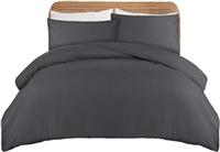 APEX FURNISHINGS Duvet Cover Sets- 100% Brushed Microfiber Bedding Quilt Cover with Pillowcase