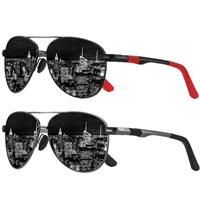 LEDING&BEST Polarised Sunglasses Pilot Mens Womens Ultralight Shades UV400 Protection Unbreakable Metal Frame for Driving,Fishing,Running Sun Glasses