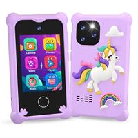 Kids Phone for Girls,Toddler Phone Toys for 3 4 5 6 7 8 Year Old Girls, 2.8 Touchscreen Kids Dual Camera Phone for Girls, Unicorn Christmas Birthday Gifts for 3-11 Year Old Girls