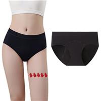 ZVZK Period Pants Heavy Flow Girls 30ML Absorb Cotton Knickers Briefs Underwear Mid Waist Hipster Menstrual Panties for teenage 8-18 Years