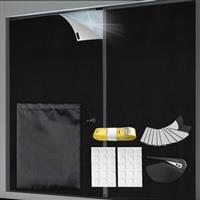 Blackout Blind, Blackout Blinds Stick on, Blackout Blinds, Large 100% Blackout Material, No Drill Blinds Black Out Portable Blackout Blind Cut to Any Size