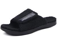 ONCAI Mens Slippers with Arch Support,Felt Cotton-Blend High
