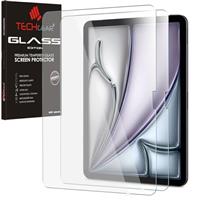 TECHGEAR iPad Air 13 inch 2025/2024 (2 Pack) Tempered Glass Screen Protectors [9H Toughness] [HD Clarity] [Scratch-Resistant] [No-Bubble] Made For Apple iPad Air 13" M3/M2 (2025/2024)