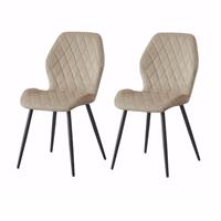 Weegstok Velvet Dining Chairs Set of 2/4/6 Lounge Reception Chair Kitchen Chairs Upholstered Seat Counter Chairs with Metal Legs for Living Dining Room