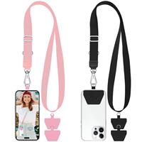 takyu Cell Phone Lanyard Strap Adjustable Neckstrap Universal Compatible with Smartphone iPhone 8,7 6S iPhone 6S Plus, Google Pixel LG HTC Huawei P10 4.7-5.5 inch (Grey)