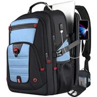 Z-MGKISS Large Travel Backpack for Men, Laptop Backpack 18 17.3 Inch