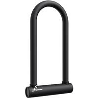 Sportneer Bike Lock, 18mm Heavy Duty Bike U Lock Plus Size with 6Ft/1.8M High Security Steel Cable&Adjustable Mounting Bracket&Key Anti Theft Secure Locks for Bikes, E-Bikes, Motorbikes, 9.5 x 4 in