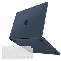 TECOOL Case compatible with MacBook Air/Pro, Plastic Snap On Hard Shell Cover & UK EU Keyboard Protector