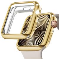 JR.DM Soft Flexible TPU Case for Apple Watch Series 10/9/8/7/6/5/4/3/2/1/SE/Ultra Touchable Lightweight Protector Guard Shockproof Cover Compatible with iWatch 40mm 41mm 38mm 44mm 46mm 45mm 42mm 49mm