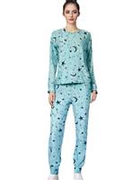 Awlsyj Women's Pajamas Lounge Sets 2 Piece Pjs Set Long Slee