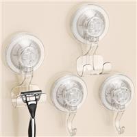 Luxear Vacuum Suction Cup Hooks Bathroom Reusable Razor Hold
