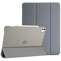 ProCase iPad Pro 13 Case 2024 (M4/7th Gen) - Slim Stand Translucent Hard Shell Back - Auto Sleep/Wake