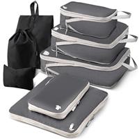 Compression Packing Cubes for Backpack,8 PCS Travel Packing Cubes for Suitcases Waterproof Suitcase Organiser Bags for Travel Suitcase Luggage Packing Organizer Bags Travel Accessories