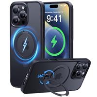 CASEKOO 360 MagicStand for iPhone Case with [Super Magnetic MagSafe Ring Stand] & [Top1 Military Shockproof Protection] Phone Case