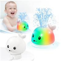 Upgraded Baby Whale Bath Toy with Charging Dock