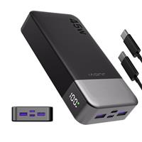 JUOVI Fast Charging Power Bank, 20000mAh 45W Portable Charger, Super Fast Charging with LED Display Portable Phone charger, USB C Power bank for MacBook, iPhone 15 14 13 Pro Samsung S24