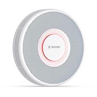 X-Sense Smart Smoke Alarm for Home with English Voice Alerts and 17 Locations, Wi-Fi Smoke Alarm Requires SBS50 Base Station, Wireless Interlinked Fire Alarm, XS0B-MR, 1-Pack
