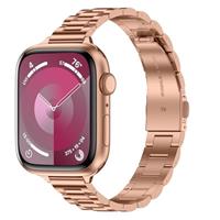 Tasikar Thin Metal Band Compatible with Apple Watch Band 49mm 46mm 45mm 44mm 42mm 41mm 40mm 38mm Women Stainless Steel Replacement Strap Compatible with iWatch Ultra SE Series 10 9 8 7 6 5 4 3 2 1