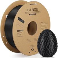 LANDU PLA Filament 1.75mm 1KG 3D Printer Filament 3D Printing Materials PLA Dimensional Accuracy +/- 0.02mm 2.2lbs Cardboard Spool for Most FDM 3D Printers
