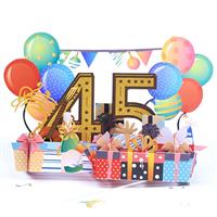 scicent Mothers Day Card Birthday Pop Up Card 3D Greeting (W