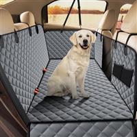 JOEJOY Dog Car Seat Cover Dog Hammock With Mesh Window And Side Flaps For Car Back Seats, Back Seat Dog Cover For Dogs Scratch Proof Nonslip Dog Seat Protector Cover For Most Cars/SUV