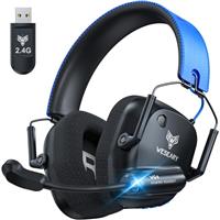 WESEARY Wireless Gaming Headsets for PS5, PS4, PC, Switch, Mac