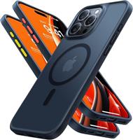TORRAS Magnetic Guardian for Max Case[Shockproof Beyond 12FT Military][Compatible with MagSafe& Fast Charging], Slim Translucent Protective Phone Case