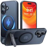 TORRAS for iPhone series Case [12FT Military Shockproof ] [TOP N56 Magnets] [20W Fast Charging] Truly Completely Flat & Slim Case iPhone series Cover - Pstand