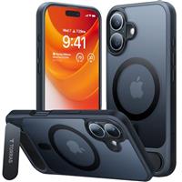 TORRAS for iPhone series Case [12FT Military Shockproof ] [TOP N56 Magnets] [20W Fast Charging] Truly Completely Flat & Slim Case iPhone series Cover - Pstand