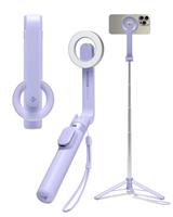Spigen Wondersnap MagFit Selfie Stick Tripod Phone Stand for iPhone 16 15 14 13 Pro Max Plus, Samsung Galaxy, Google Pixel and more