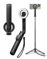 Spigen Wondersnap MagFit Selfie Stick Tripod Phone Stand for iPhone 16 15 14 13 Pro Max Plus, Samsung Galaxy, Google Pixel and more