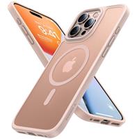TORRAS Magnetic Guardian for Max Case[Shockproof Beyond 12FT Military][Compatible with MagSafe& Fast Charging], Slim Translucent Protective Phone Case