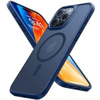 TORRAS Magnetic Guardian for Max Case[Shockproof Beyond 12FT Military][Compatible with MagSafe& Fast Charging], Slim Translucent Protective Phone Case