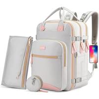 BAGPARKK Diaper Bag Backpack,Waterproof Diaper Bags with USB Charging Port, Multifunction Anti-Theft Travel Backpack