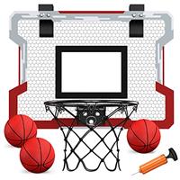 24" x 16" Large Basketball Hoop Indoor, Over Door Basketball