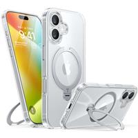 TORRAS for iPhone SE 4 Case 2025 with Magsafe, 360 Spin Magnetic Kickstand, 12FT Military Shockproof, Slim Thin but Sturdy, Velvety Touch Protective for iPhone SE 4 Case Cover