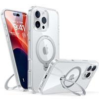 TORRAS for iPhone SE 4 Case 2025 with Magsafe, 360 Spin Magnetic Kickstand, 12FT Military Shockproof, Slim Thin but Sturdy, Velvety Touch Protective for iPhone SE 4 Case Cover