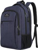 MATEIN Travel Laptop Backpack, Work Bag Lightweight Laptop Bag with USB Charging Port, Anti Theft Business Backpack, Water Resistant School Rucksack Gift for Men and Women