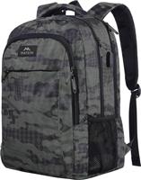 MATEIN Travel Laptop Backpack, Work Bag Lightweight Laptop Bag with USB Charging Port, Anti Theft Business Backpack, Water Resistant School Rucksack Gift for Men and Women