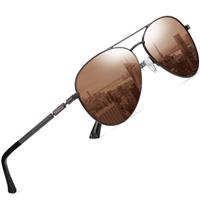 DUCO Classic Polarised Pilot Sunglasses For Mens Womens Unisex UV400 Protection Vintage Classic Men's Polarized Sun Glasses 3025K