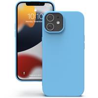 YATWIN Silicone Case for iPhone 12 Pro Max, Soft-Touch, Shockproof, DustProof, Antiskid Full Body Armour Phone Cover for Apple iPhone 12 Pro Max - Sky Blue