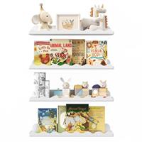Lifewit Kids Bookshelf 2 Pack, 15" Floating Shelves for Wall Mounted