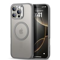 ESR for iPhone 15 Pro Max Case (5 in 1) Set, Translucent Matte Case with Screen Protector and Camera Lens Protectors, Compatible with MagSafe, Military-Grade Protection, Classic Series, Frosted Black