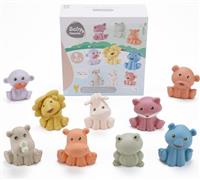 Baby Bath Toys for 1-3 Year Olds, 9 Pack No Hole Mould Free