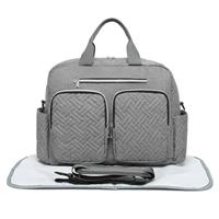 Kono Baby Changing Bag with Mat Nappy Bag Diaper Handbag Hospital Tote Large Travel Messenger for Mum