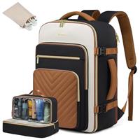 LOVEVOOK Travel Backpack Cabin Size for Women, Large Carry On Backpacks for Airplanes, Waterproof Laptop Rucksack Bag, Flight Approved Hand Luggage Backpack Easyjet Cabin Bags