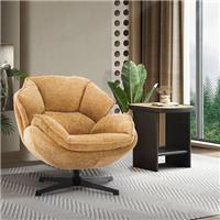 IWMH Accent Chair Set of 2, Swivel Accent Chair for Living Room,Upholstered Armchair with Metal Legs, Swivel Sofa Chair, Wide Leisure Chair