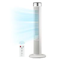 PureMate Tower Fan, 38-inch Oscillating Tower Fan, 3 Cooling Fan Speeds, Large LED Display, 4 Operational Modes, 12-Hour Timer, Portable Floor Bladeless Fan for Bedroom Living Room Office