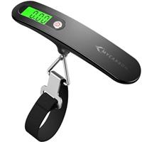 MYCARBON Luggage Scale Portable Digital Weight Scale for Travel Weighing Suitcase with Tare Function 110 Lb/ 50Kg Capacity
